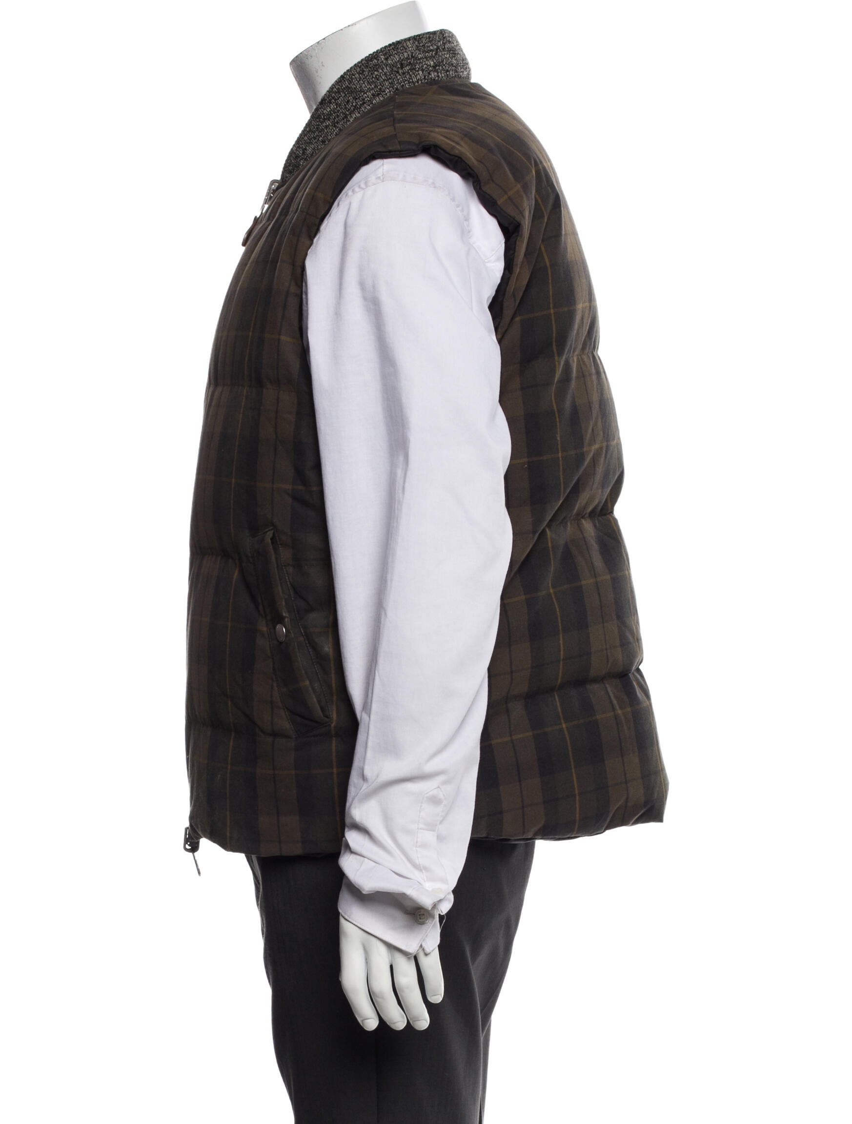 Jack Spade Plaid Print Vest