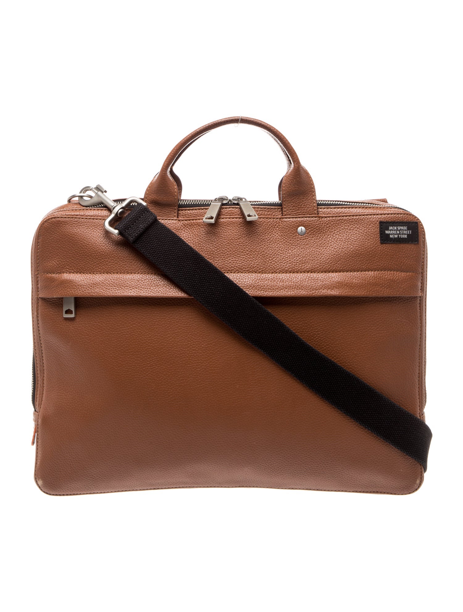 Jack Spade Leather Messenger Bag
