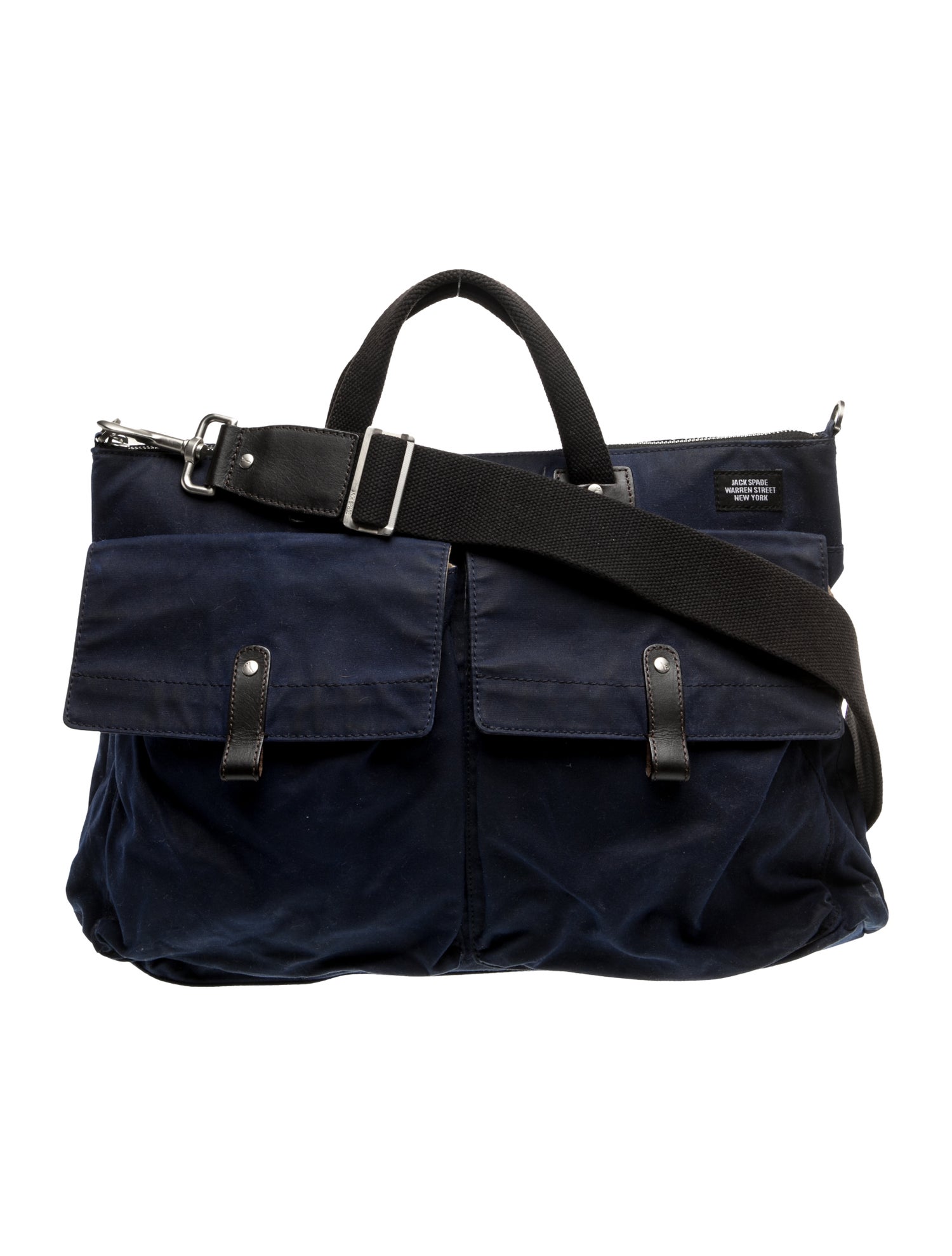 Jack Spade Canvas Weekender Bag