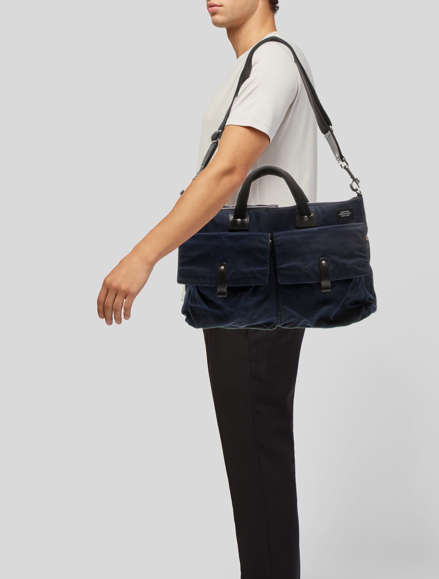 Jack Spade Canvas Weekender Bag