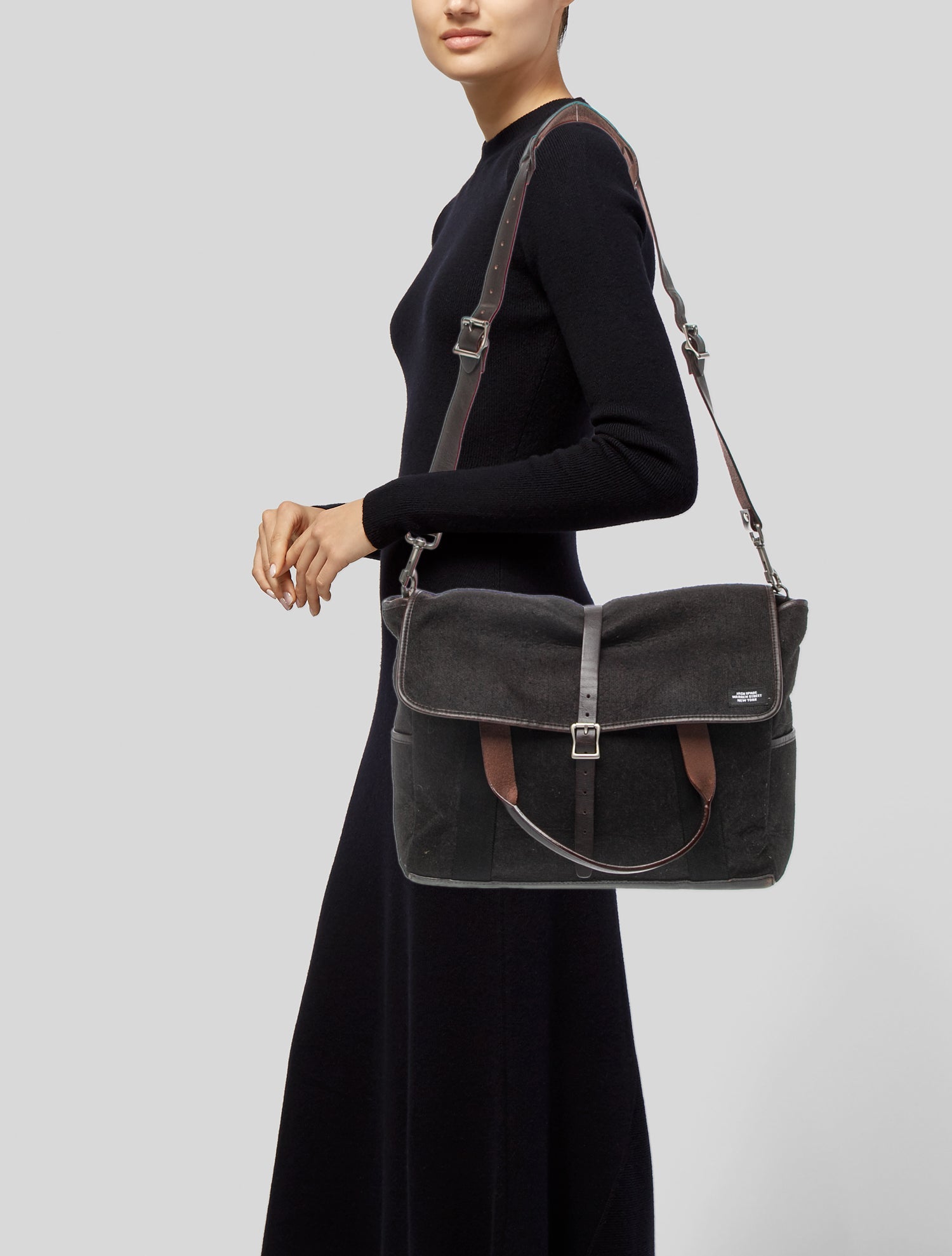 Jack Spade Felt Messenger Bag