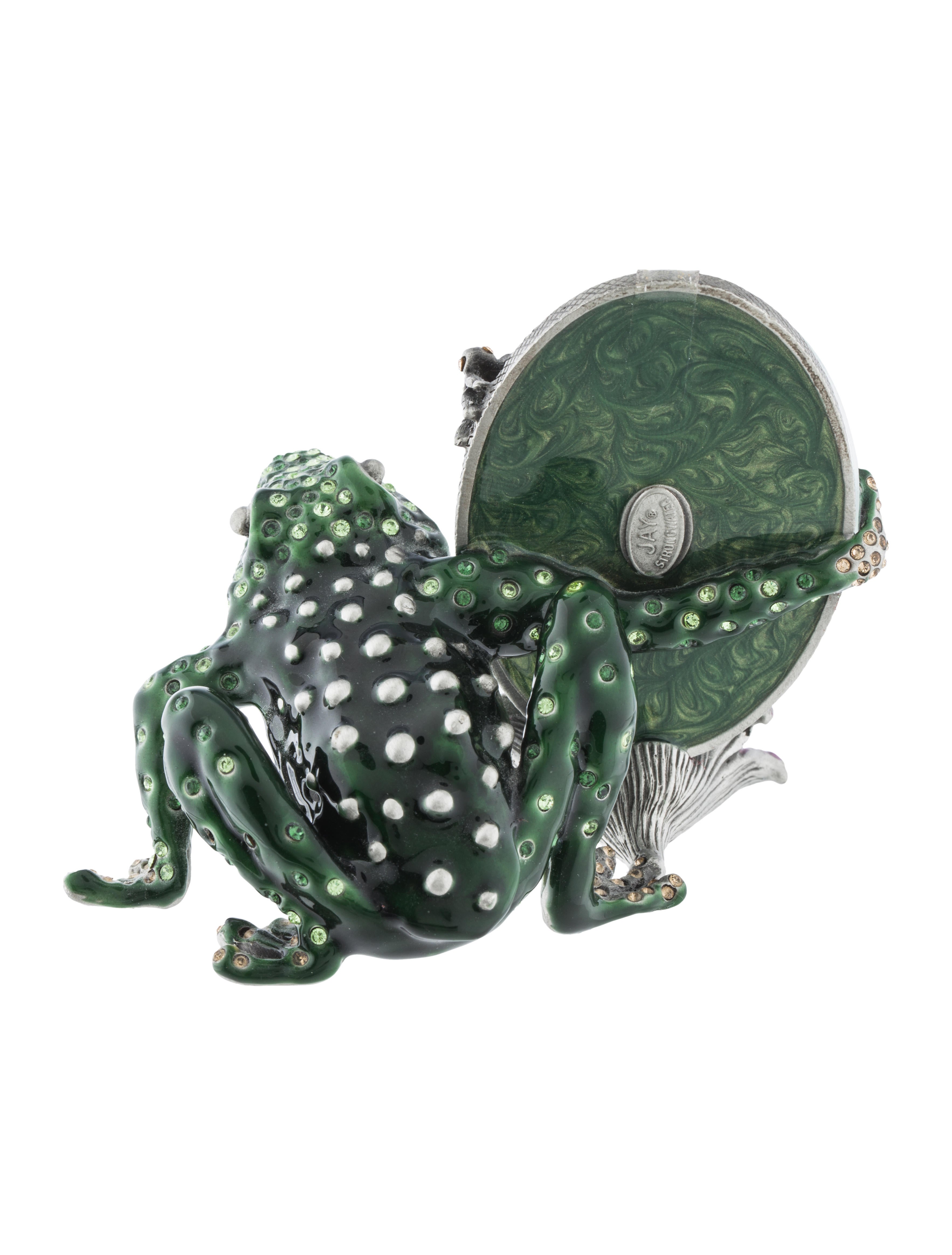 Jay Strongwater Frog Picture Frame Decor And Accessories JSW20542