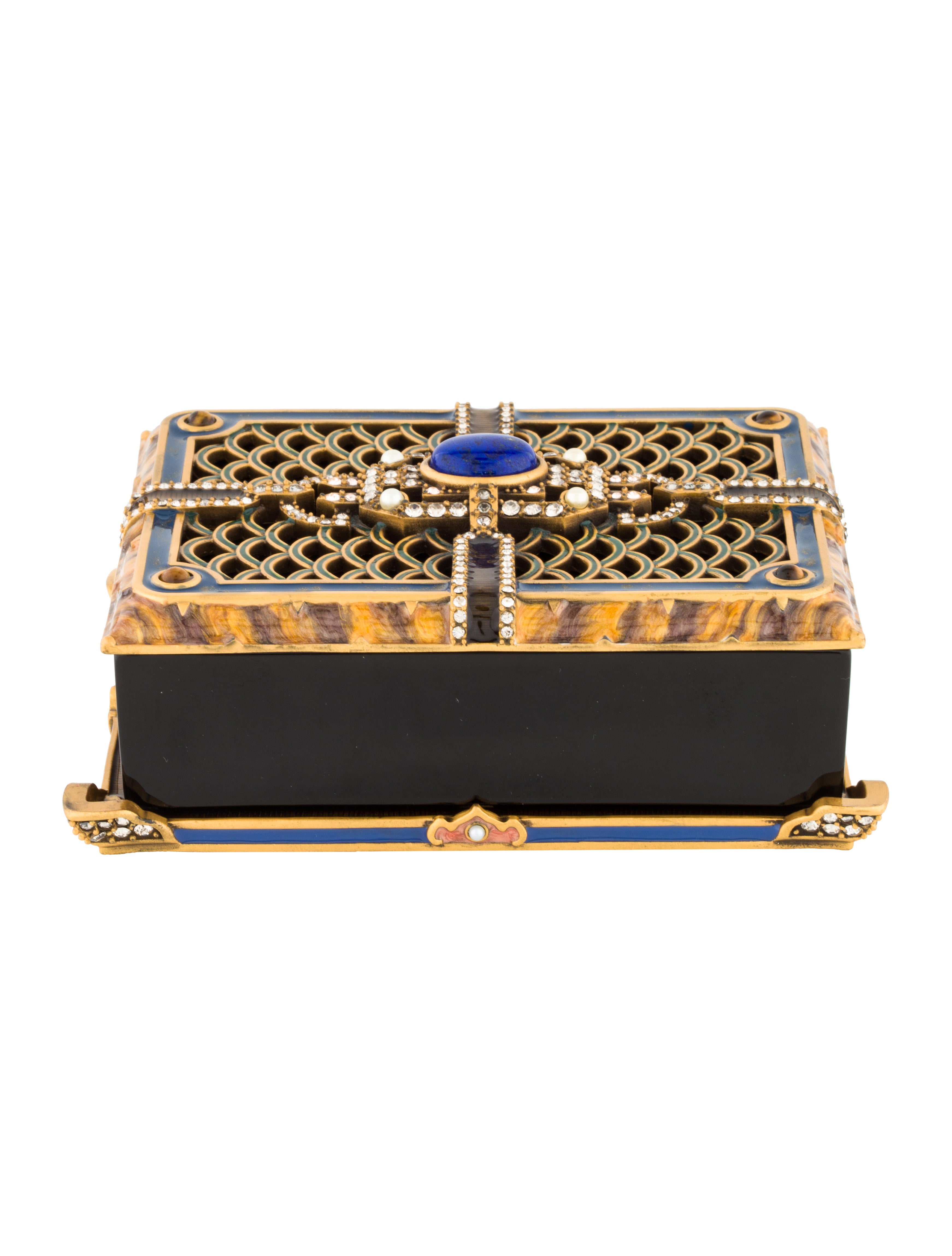 Jay Strongwater Embellished Trasure Box