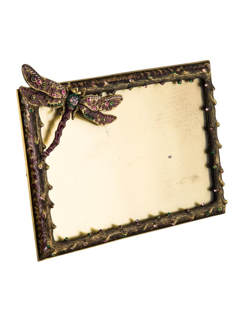 Jay Strongwater Dragonfly Embellished Picture Frame Decor & Accessories JSW22657 The RealReal