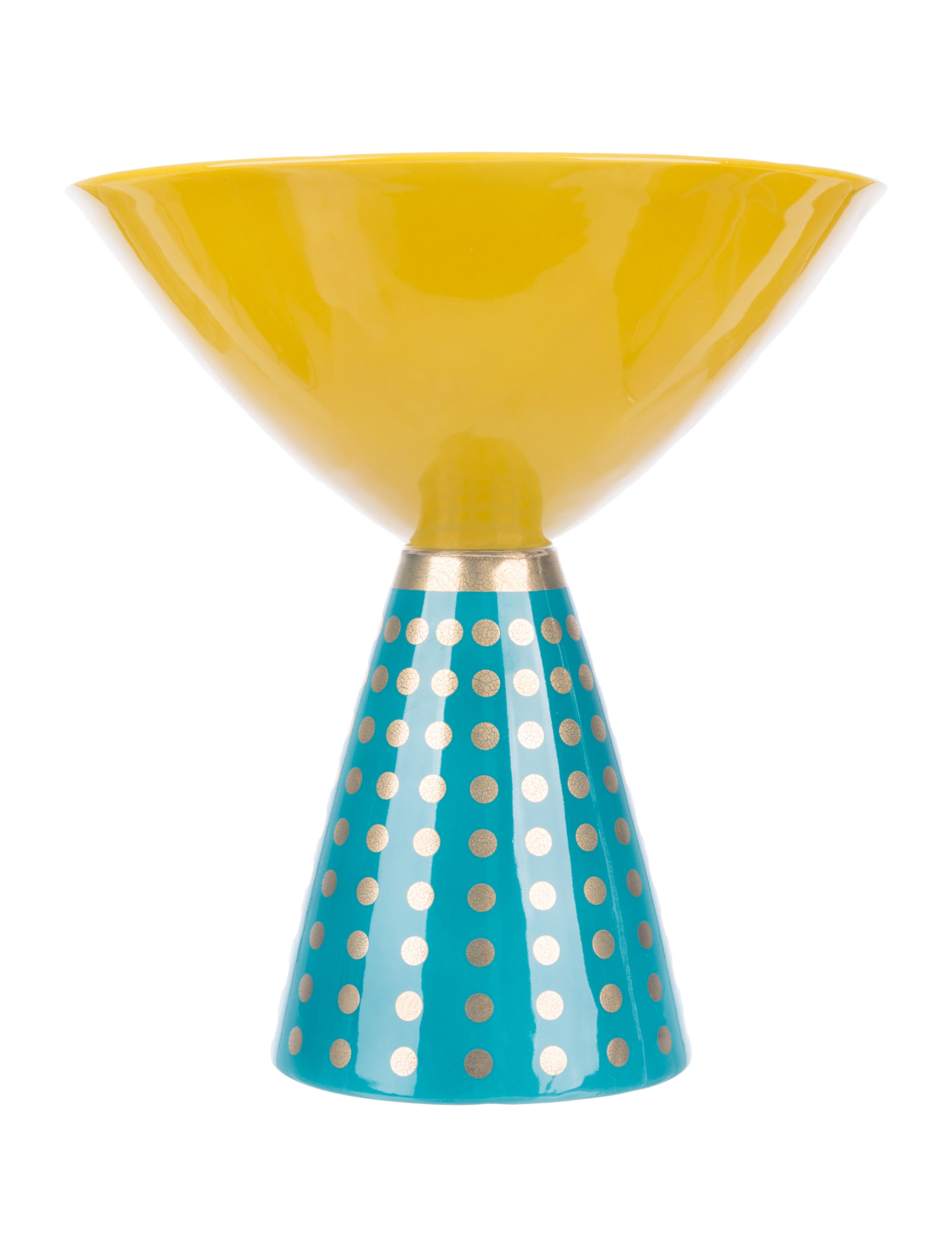 Jonathan Adler Santorini Bon Bon Bowl Blue JTADL20095 The RealReal