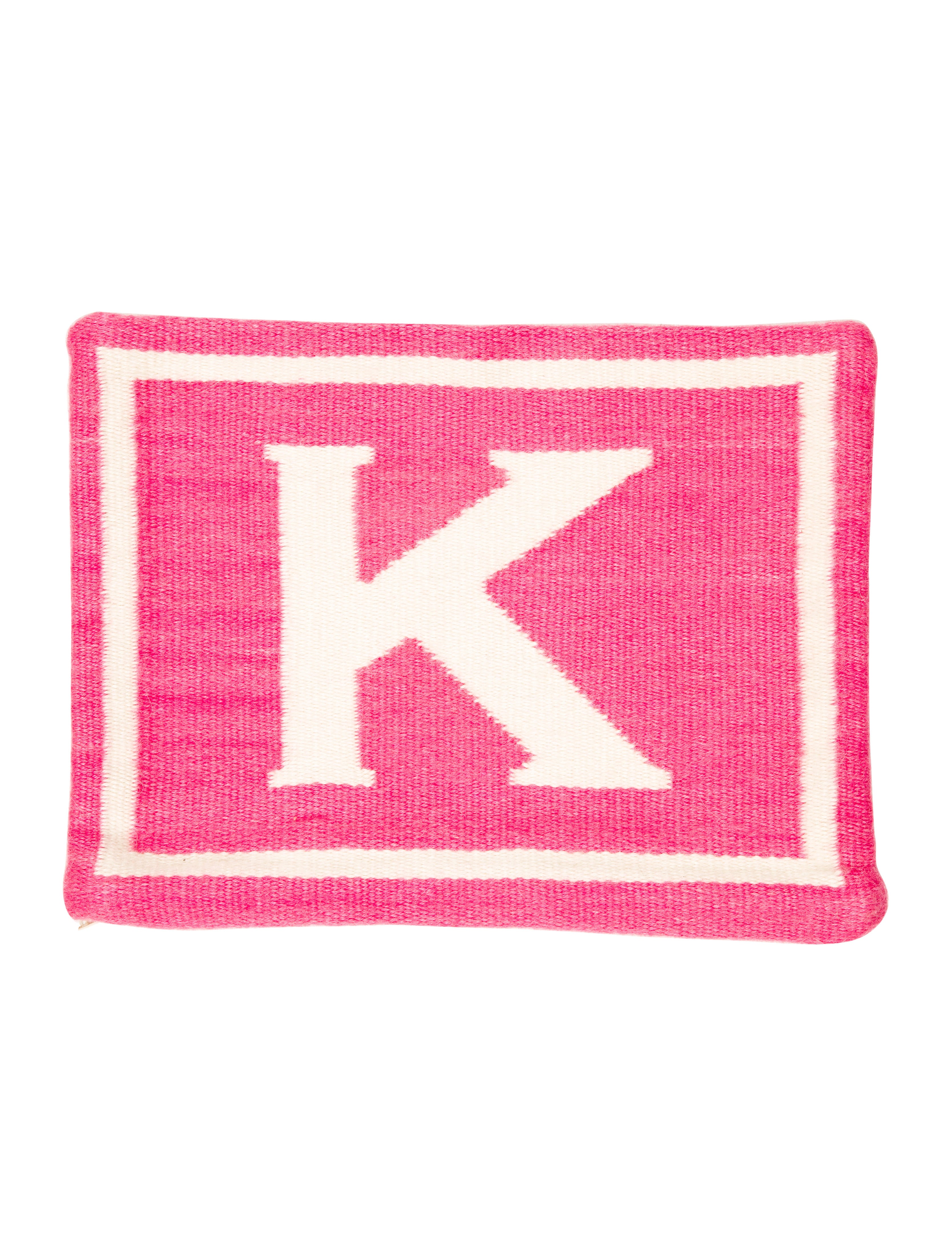 Jonathan Adler Reversible Junior Letter Throw Pillow Case w/ Tags - Bedding And Bath ...