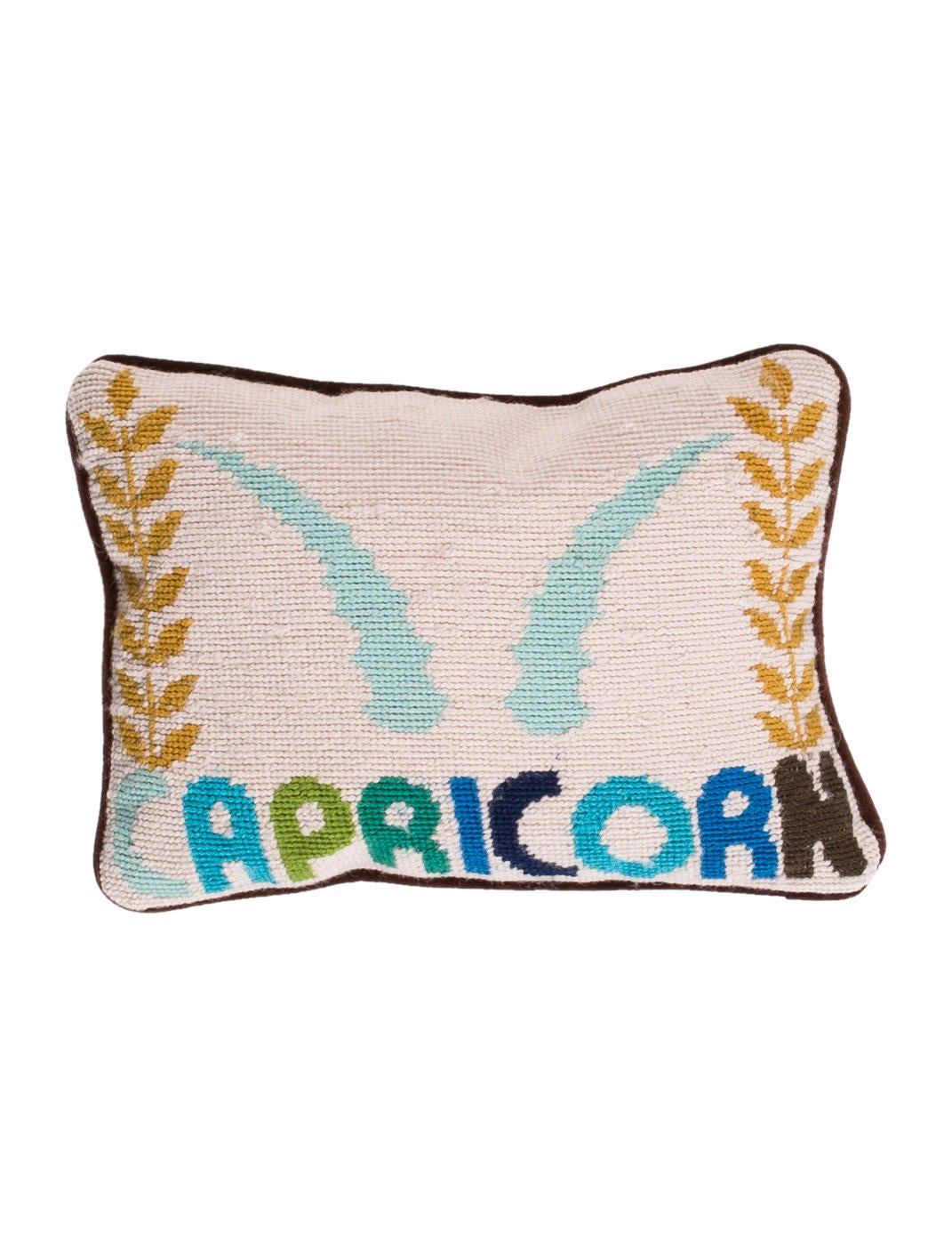 Jonathan Adler Capricorn Needlepoint Throw Pillow - Bedding And Bath - JTADL20739 The RealReal