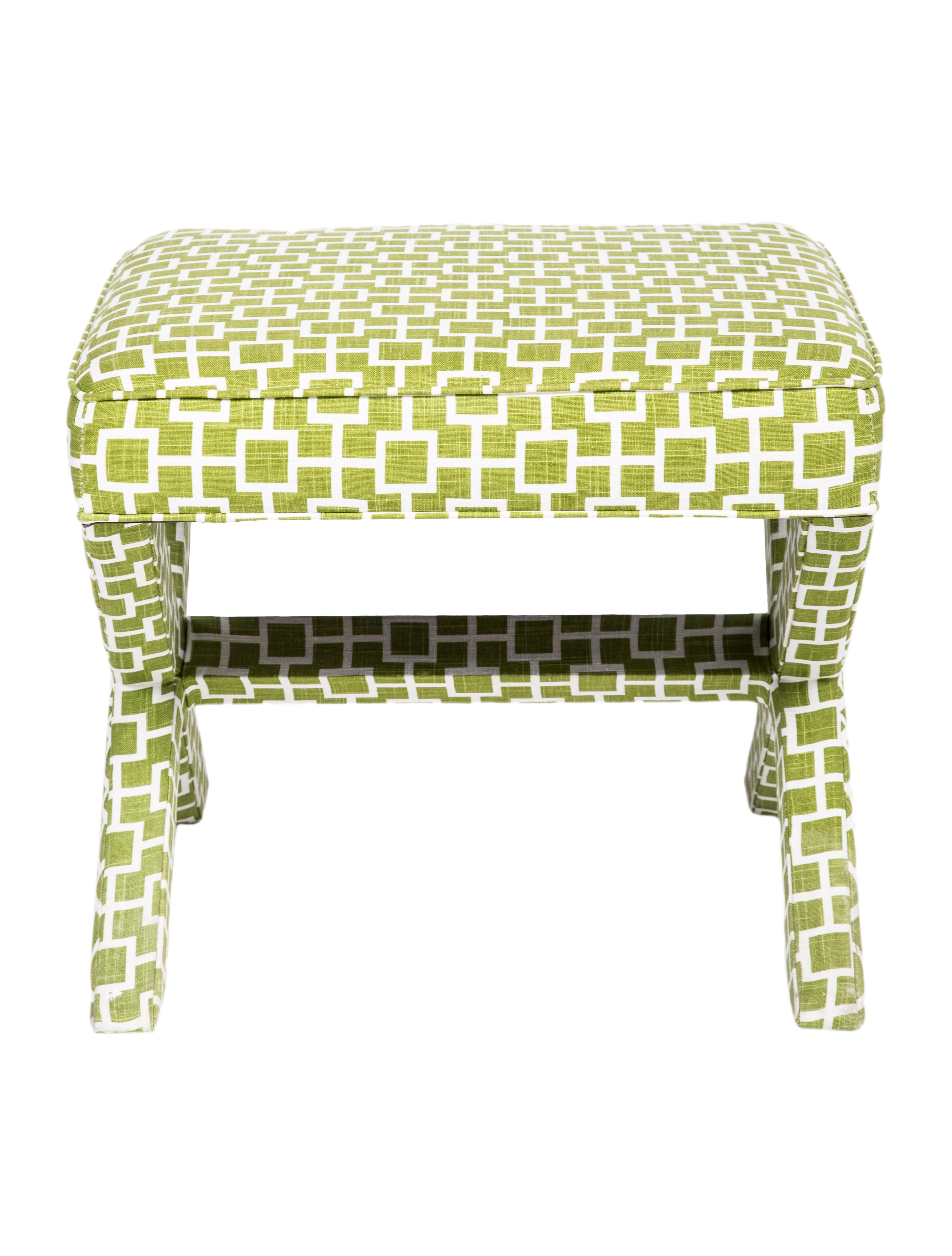 Jonathan Adler Upholstered X-Bench