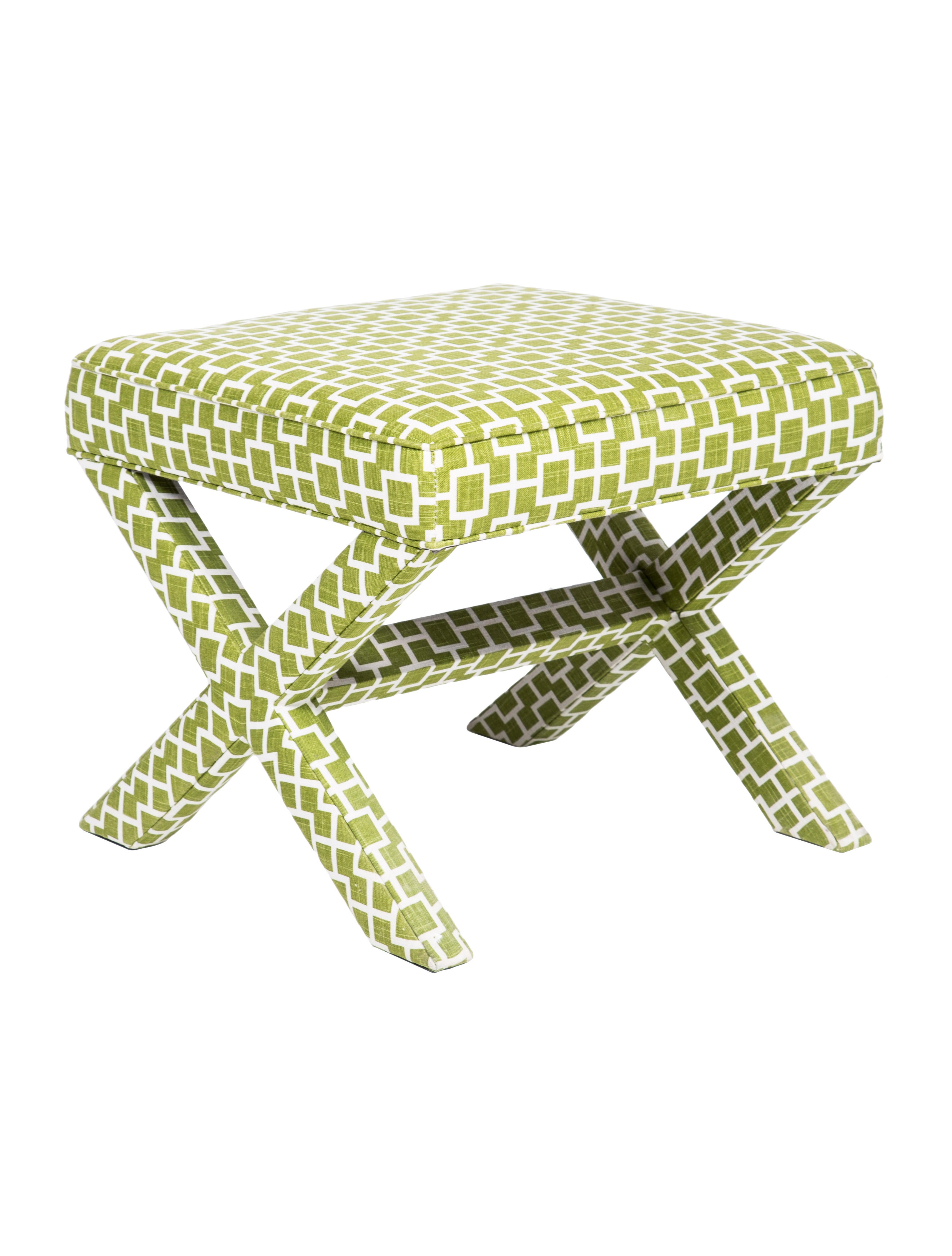 Jonathan Adler Upholstered X-Bench