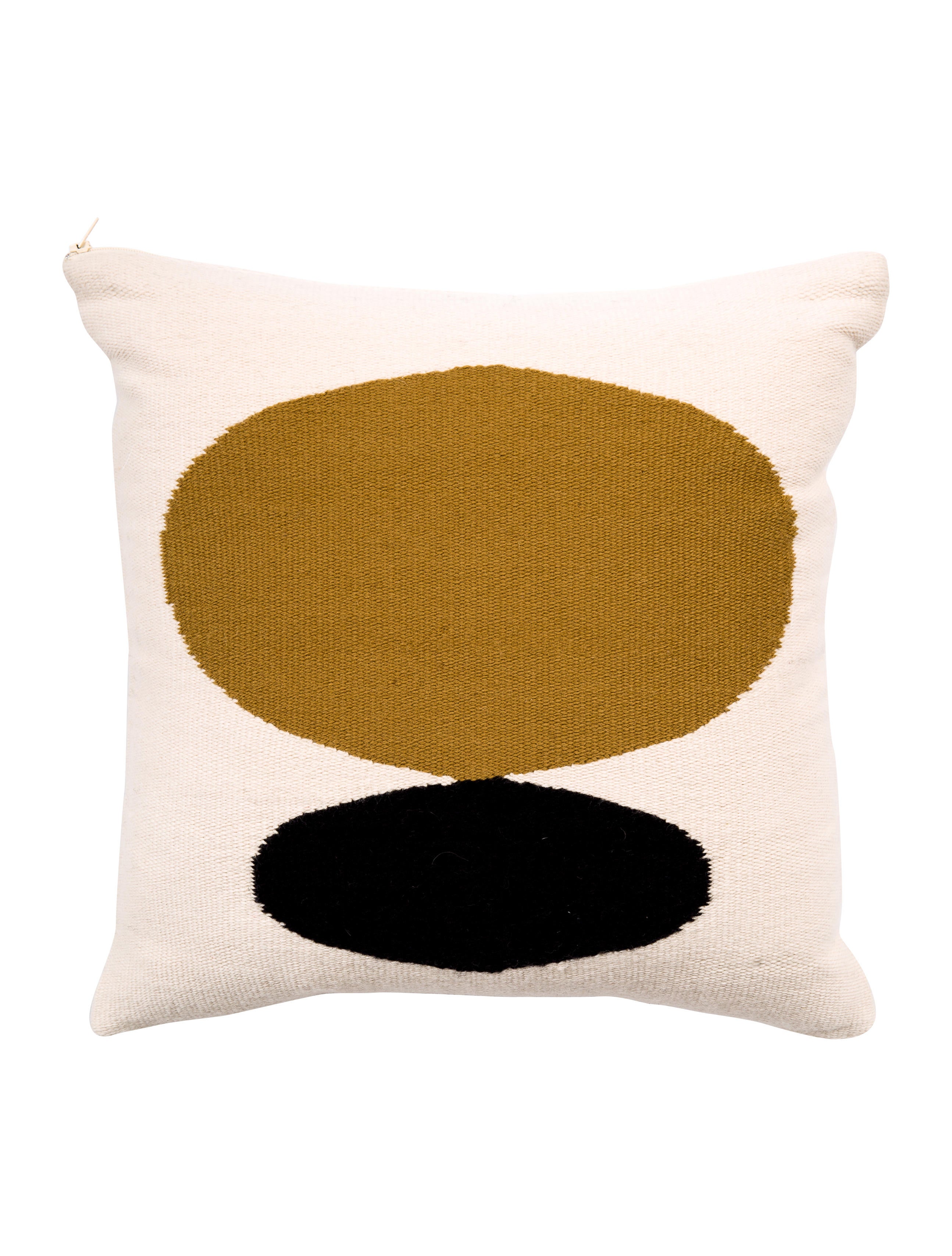 Jonathan Adler Groovy Needlepoint Wool Throw Pillow