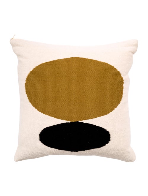 Jonathan Adler Groovy Needlepoint Wool Throw Pillow