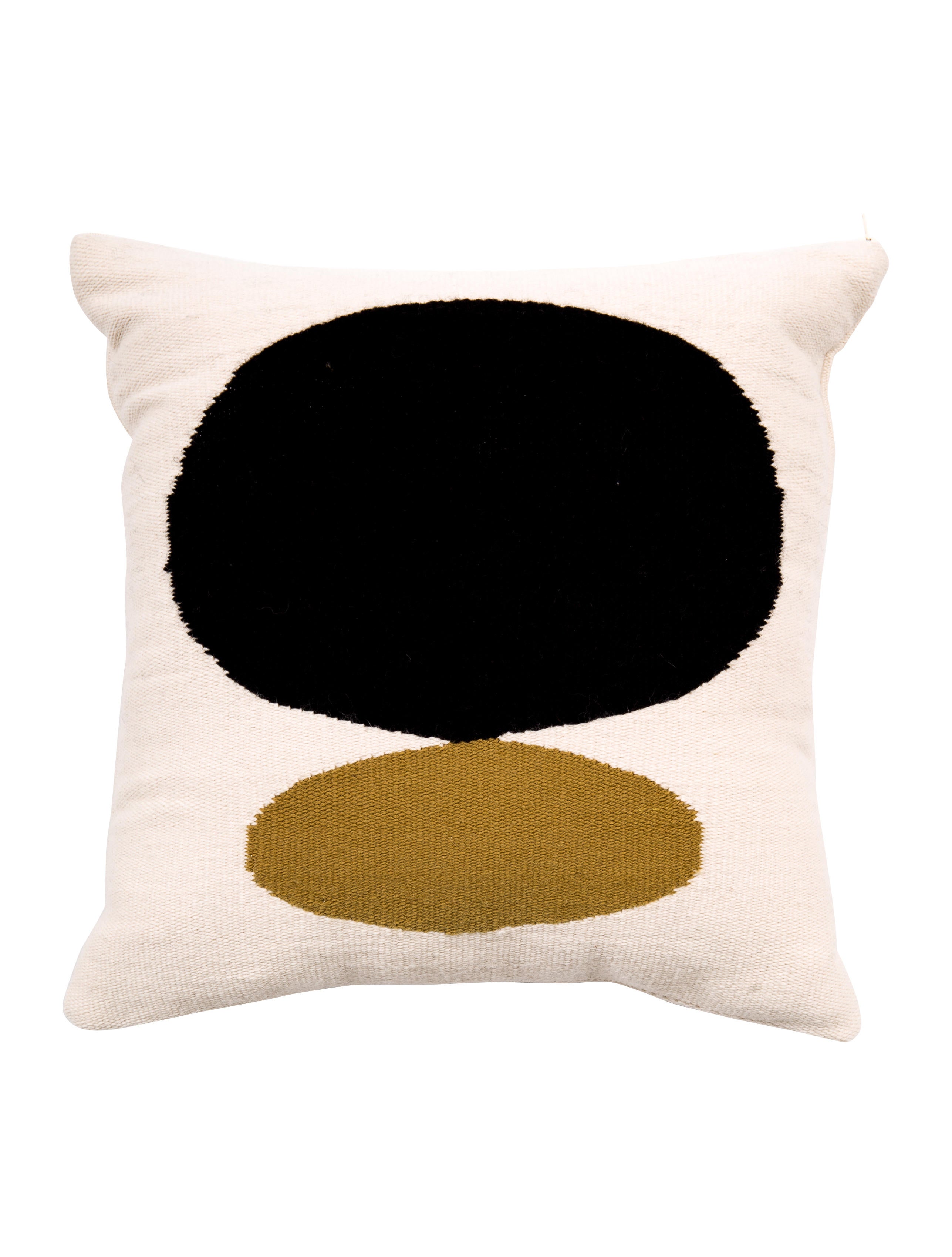 Jonathan Adler Groovy Needlepoint Wool Throw Pillow