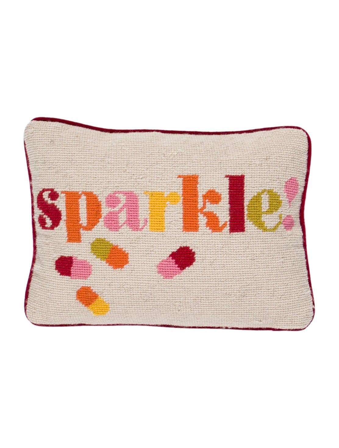Jonathan Adler Sparkle Needlepoint Throw Pillow Bedding Bath