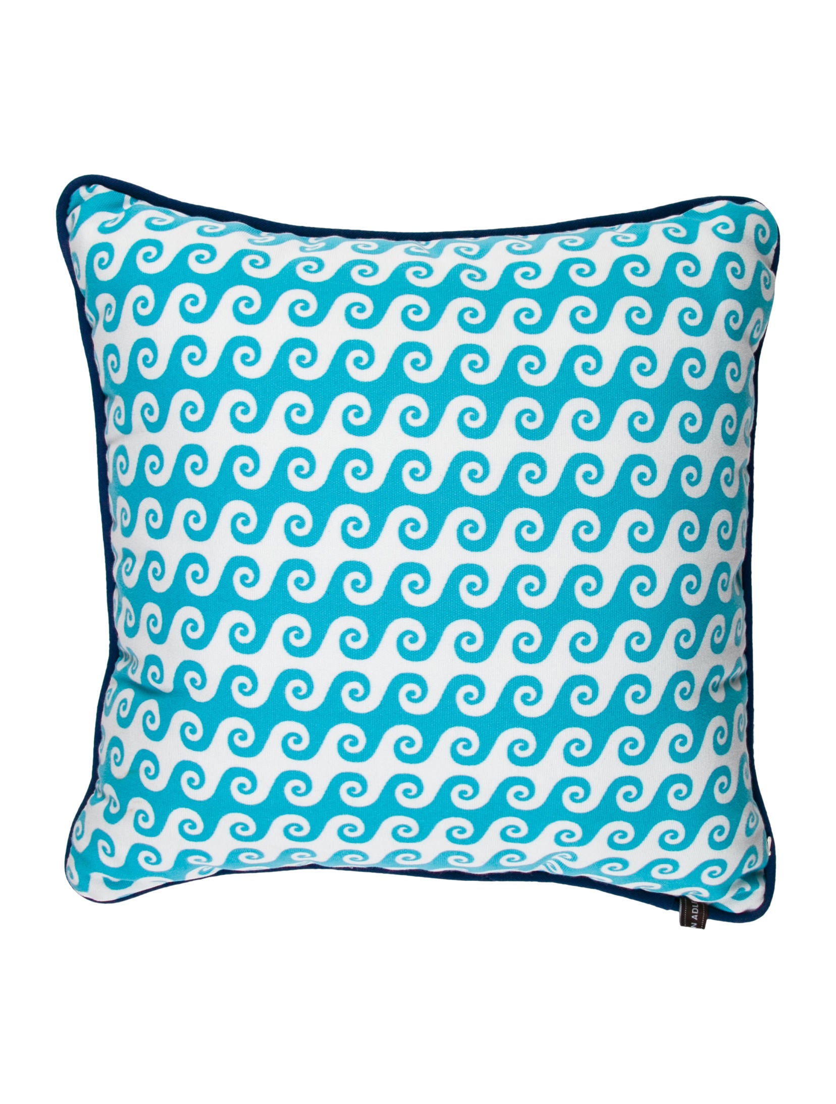 Jonathan Adler Pair of Bobo Throw Pillows Blue Pillows, Pillows & Throws JTADL23963 The
