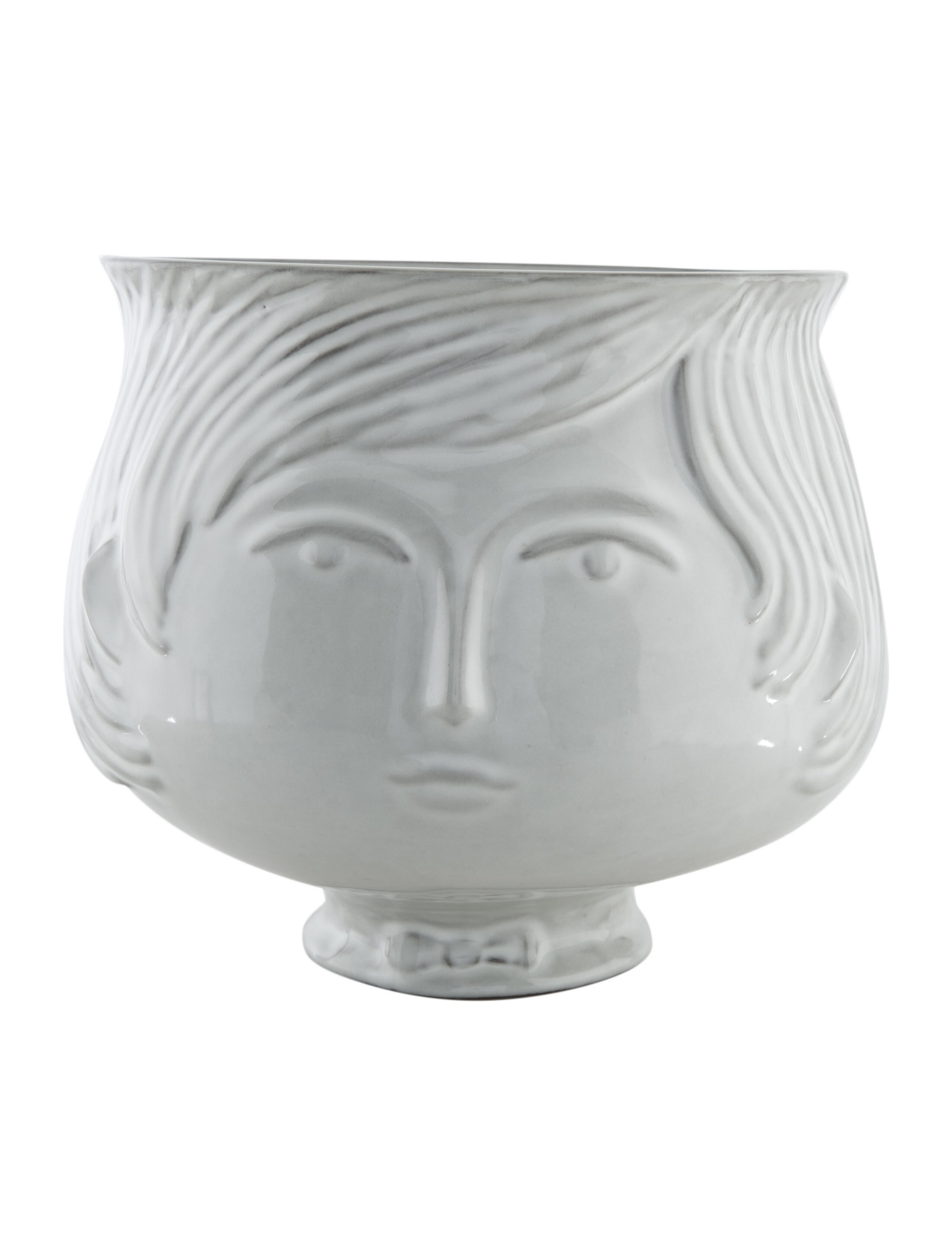 Jonathan Adler Utopia Reversible Vase Grey Decorative Accents, Decor
