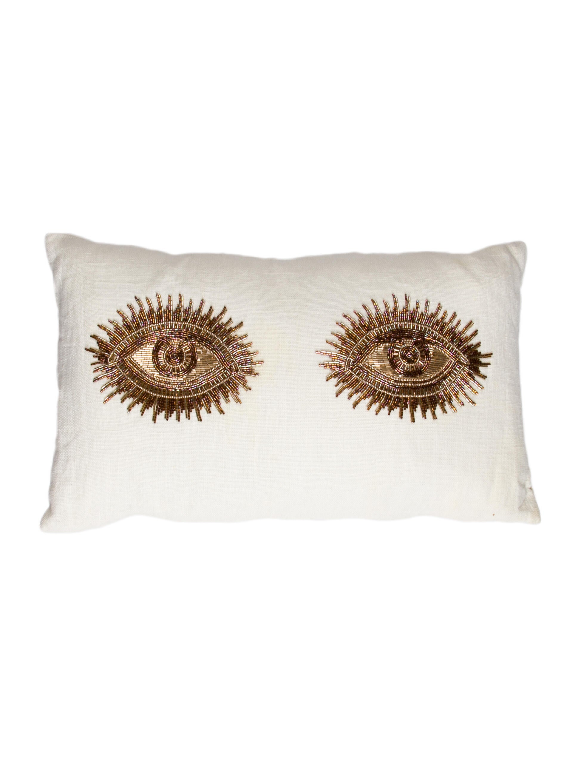 Chanel Wool & Cashmere Throw Pillow Neutrals Pillows, Pillows