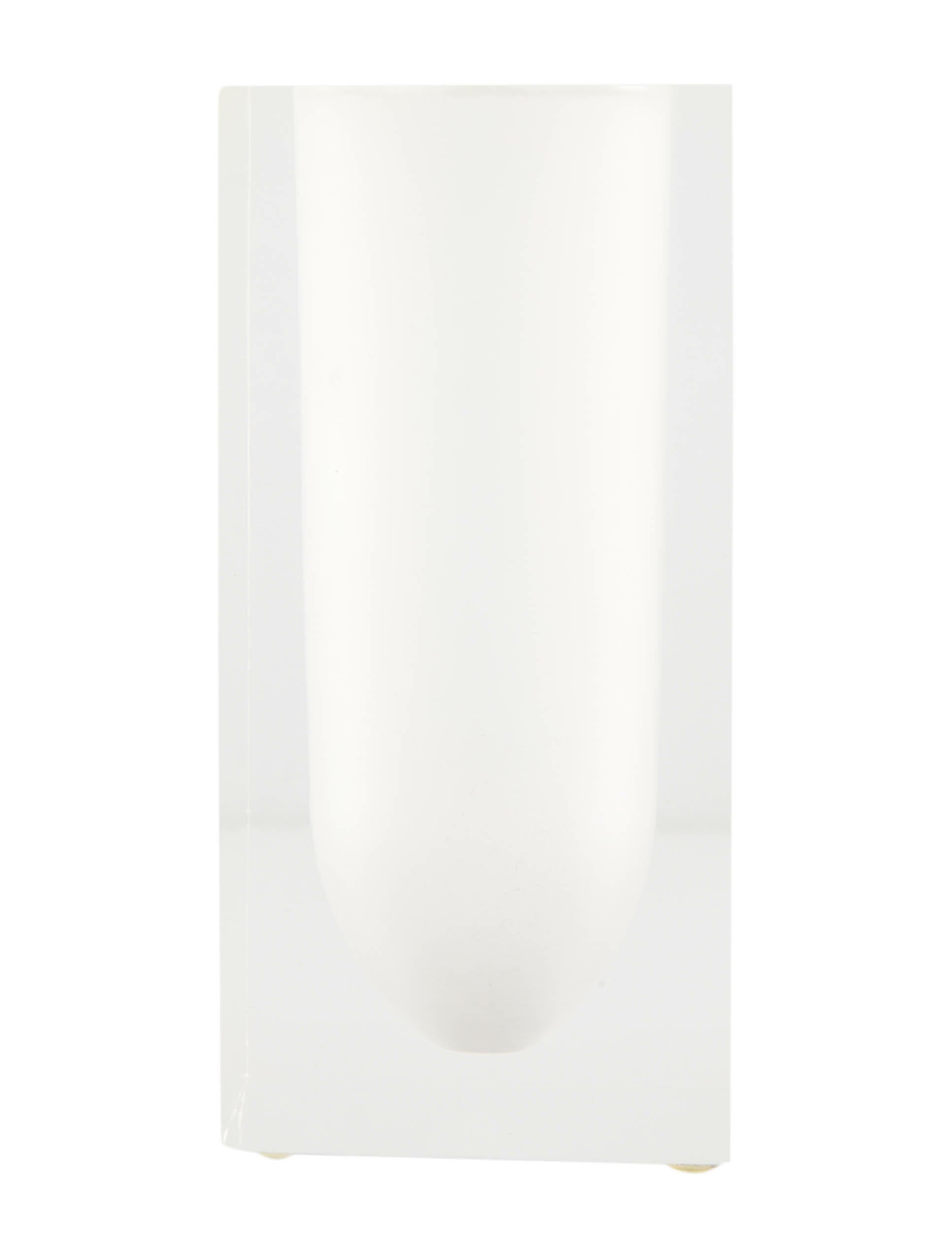 Jonathan Adler Test Tube Acrylic Bud Vase Clear Decorative Accents