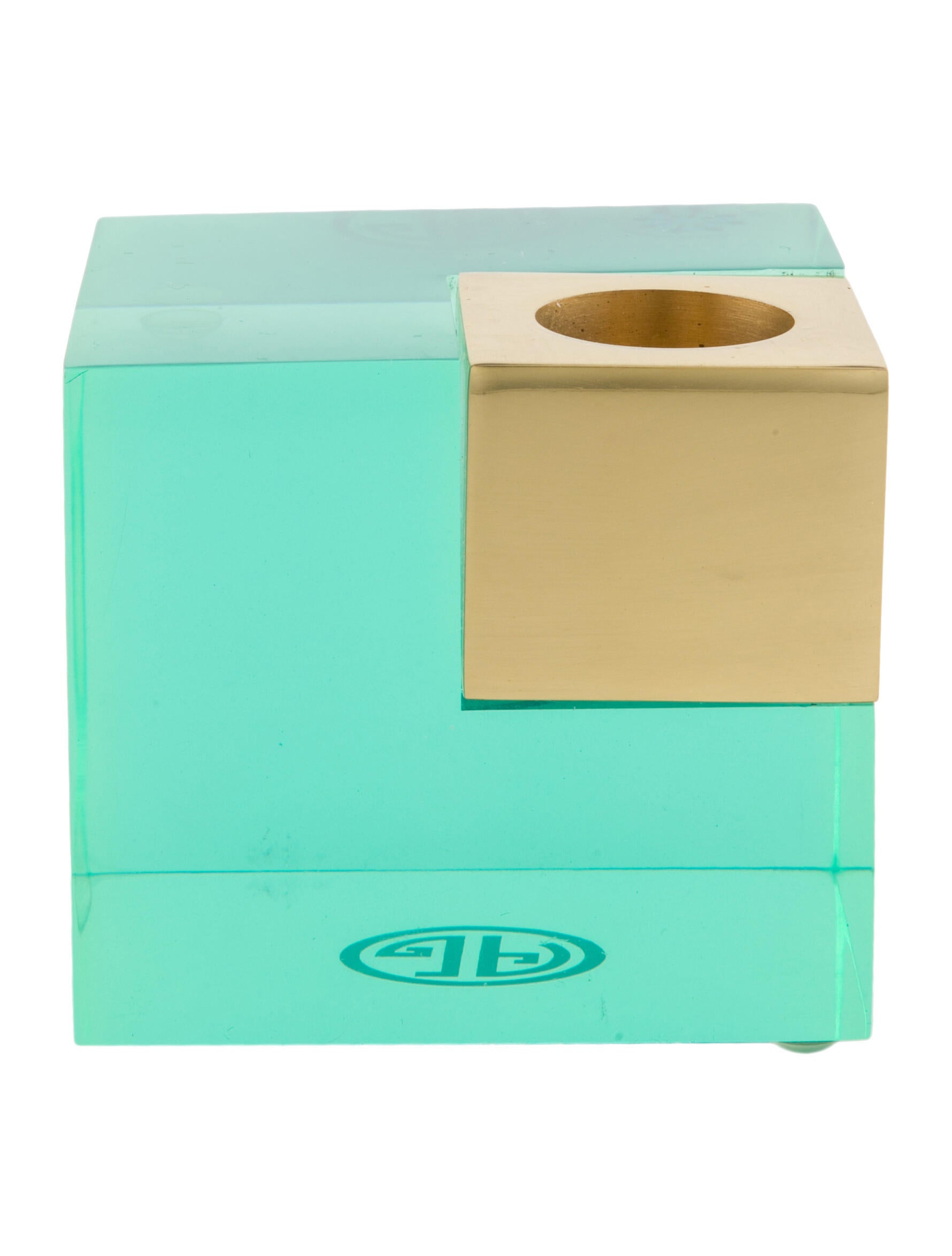 Jonathan Adler Monte Carlo Candle Holder Green Decorative Accents