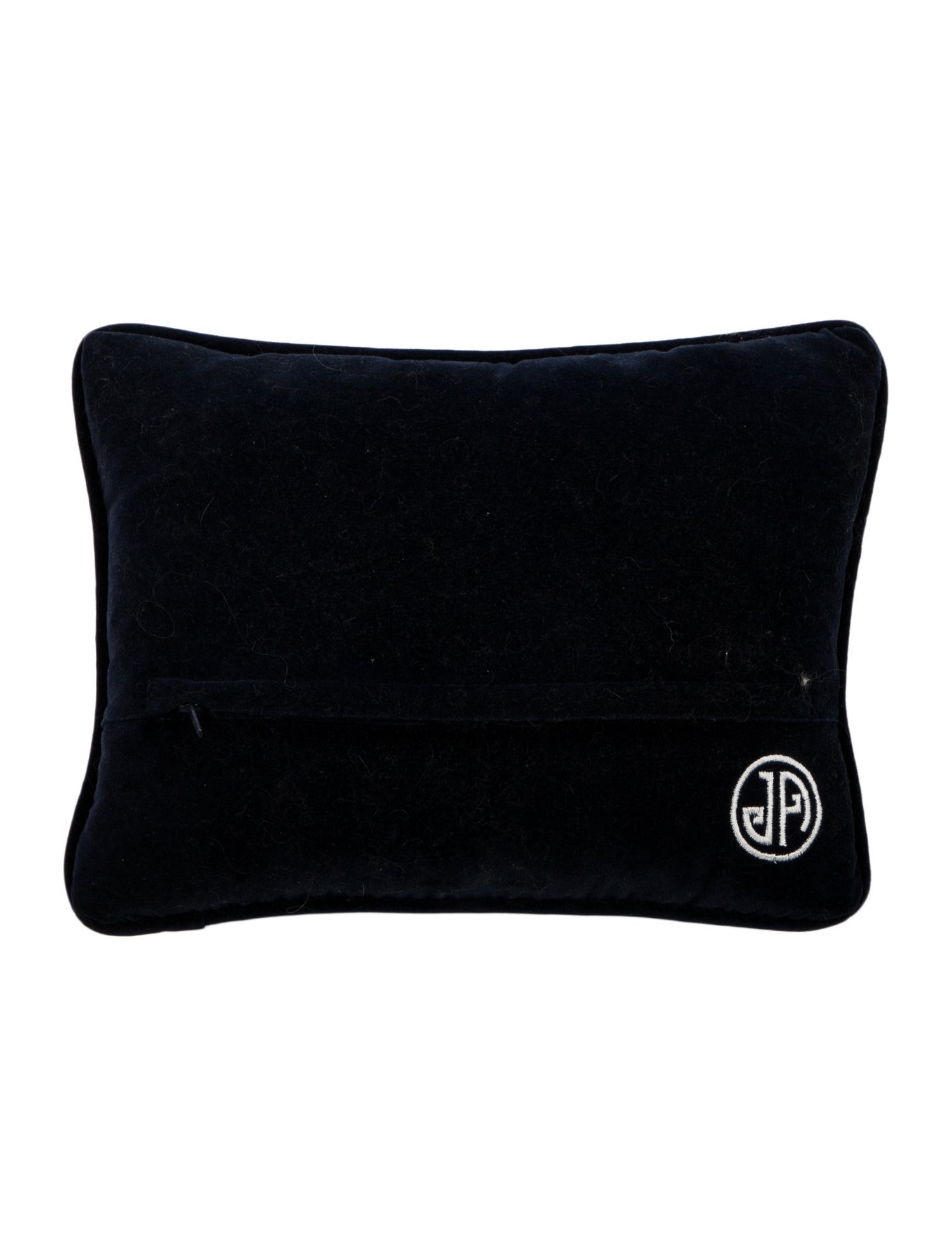 Jonathan Adler Needlepoint Aquarius Zodiac Throw Pillow