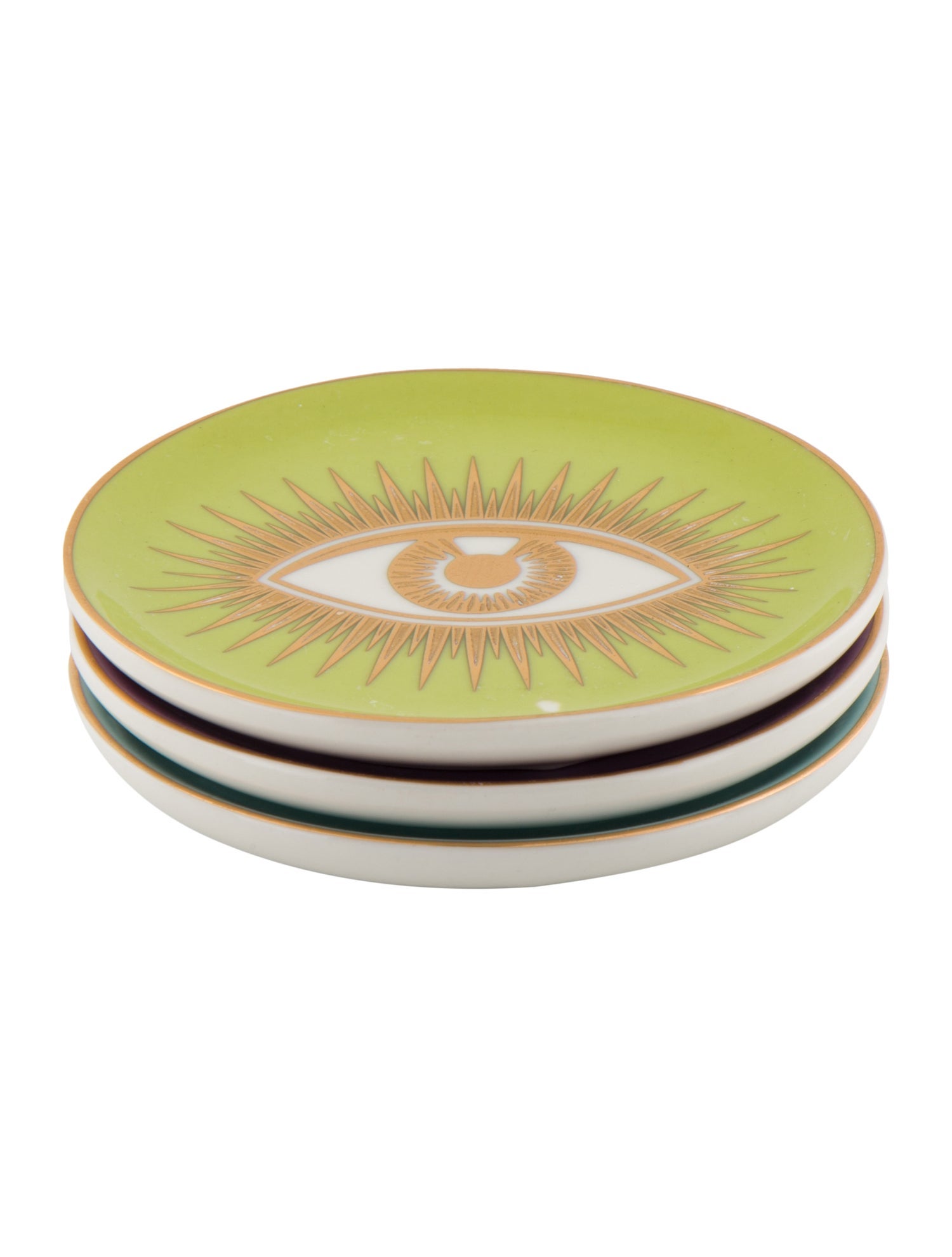 Jonathan Adler Set of 3 Le Wink Coasters