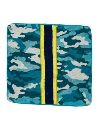 Jonathan Adler Camo Needlepoint Pillow Sham