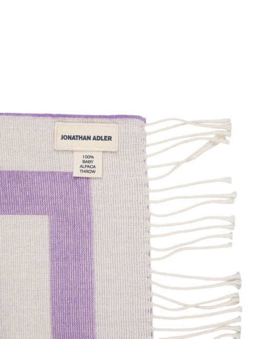 Jonathan Adler Nixon Baby Alpaca Throw Blanket