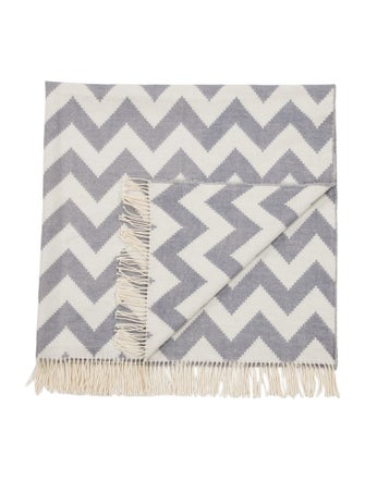 Jonathan Adler Zip-Zag Print Throw Blanket