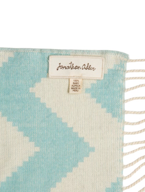 Jonathan Adler Zig Zag Baby Alpaca Throw Blanket
