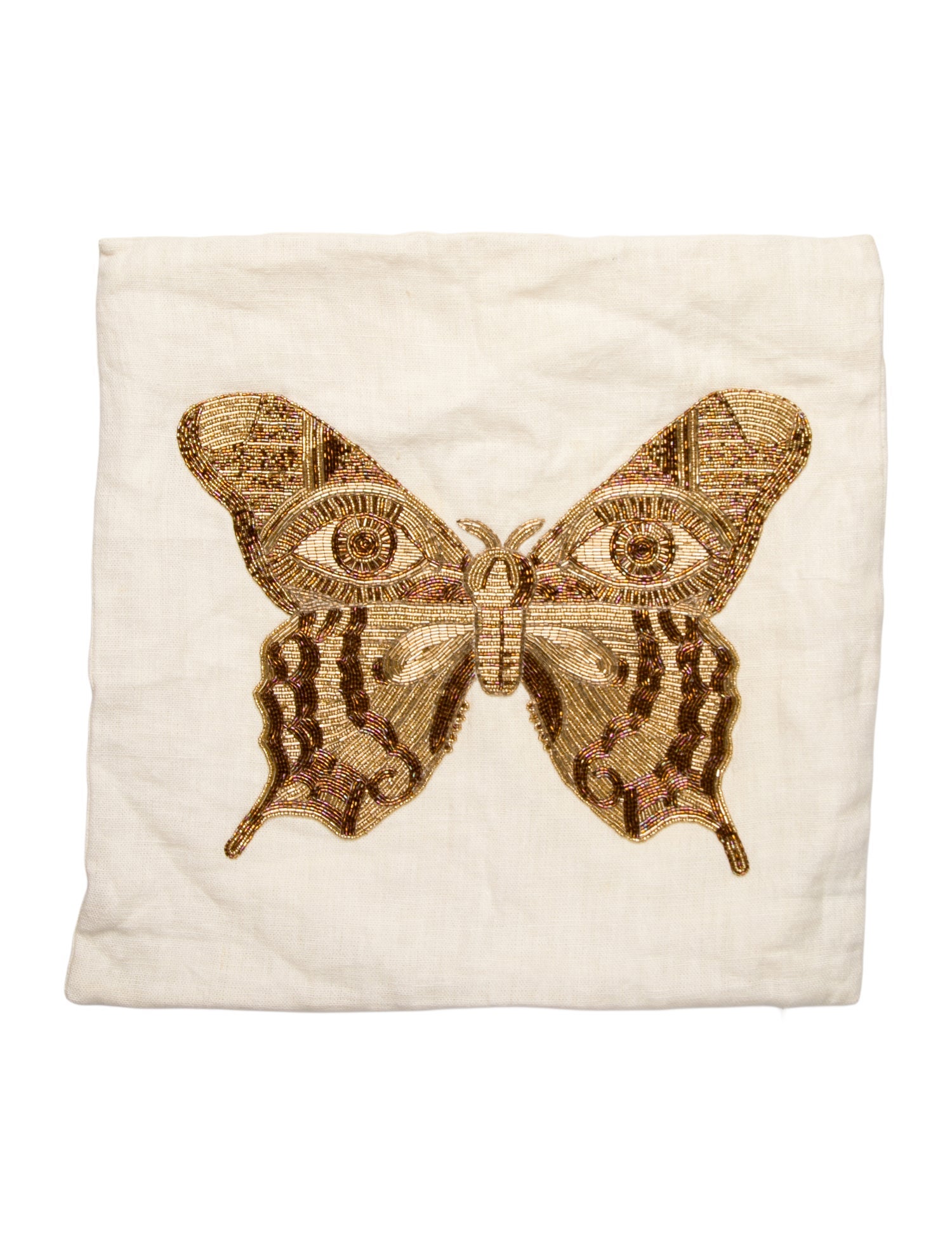 Jonathan Adler Butterfly Embellished Throw Pillow Sham