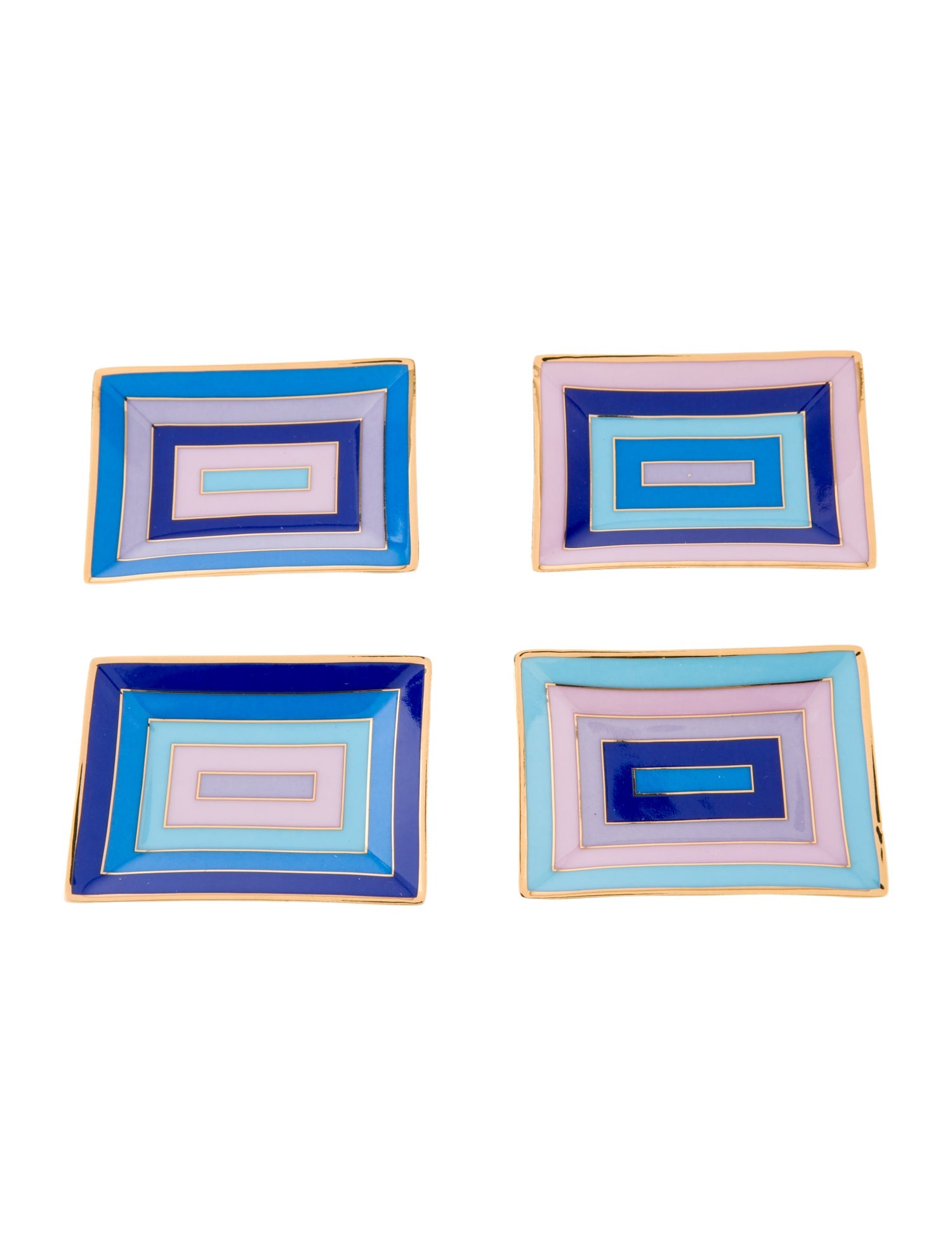 Jonathan Adler 4-Piece Scala Petite Trays Set w/ Tags