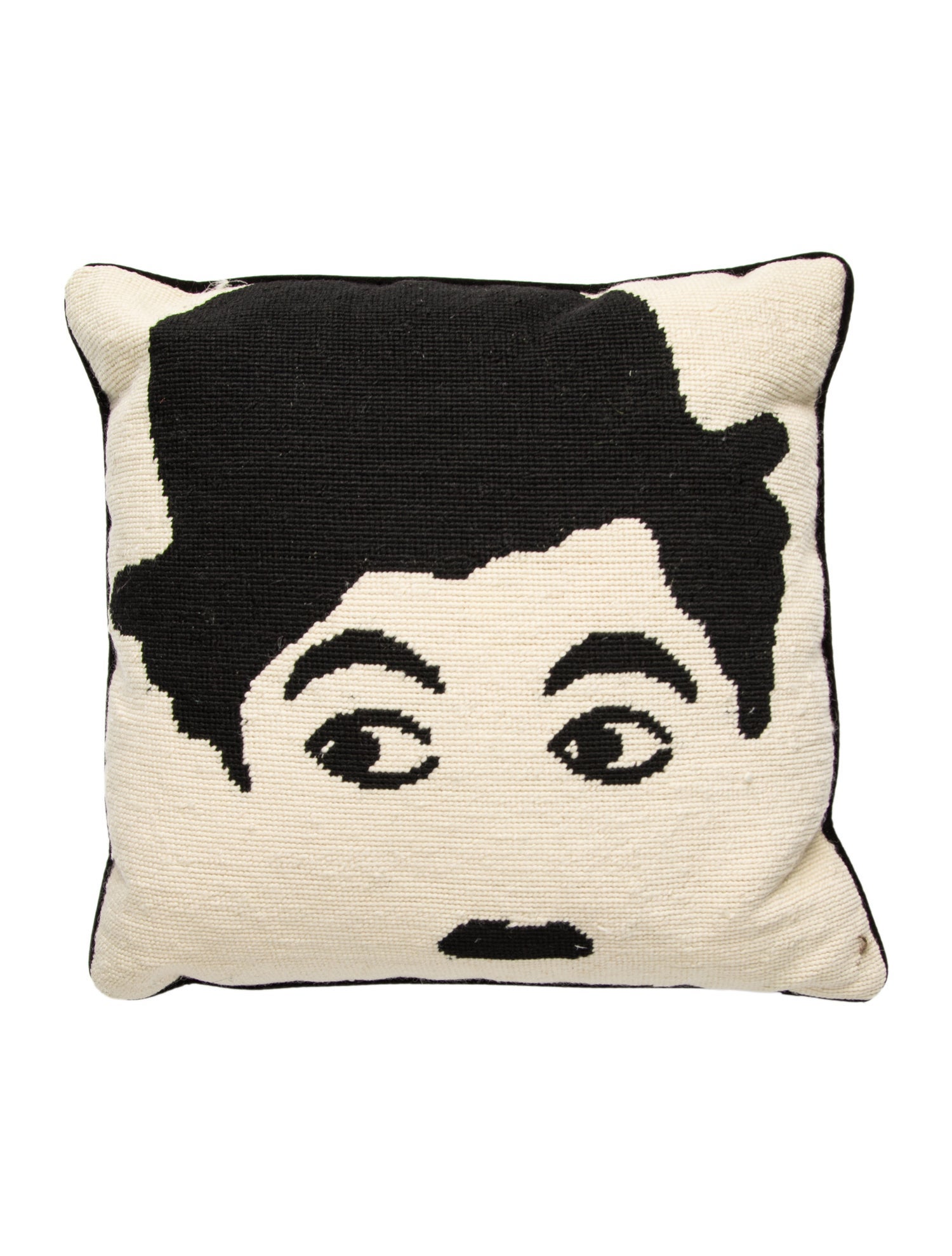 Jonathan Adler The Tramp Needlepoint Throw Pillow