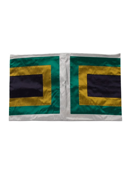 Jonathan Adler Squares Silk Throw Pillow Cover