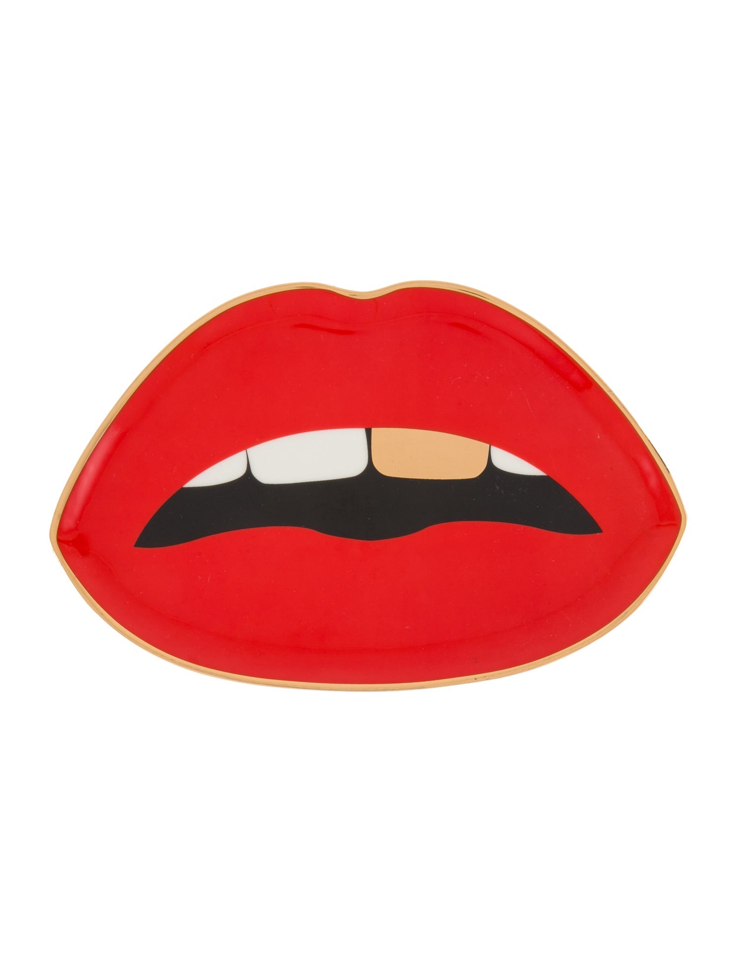Jonathan Adler Lips Porcelain Catchall Tray