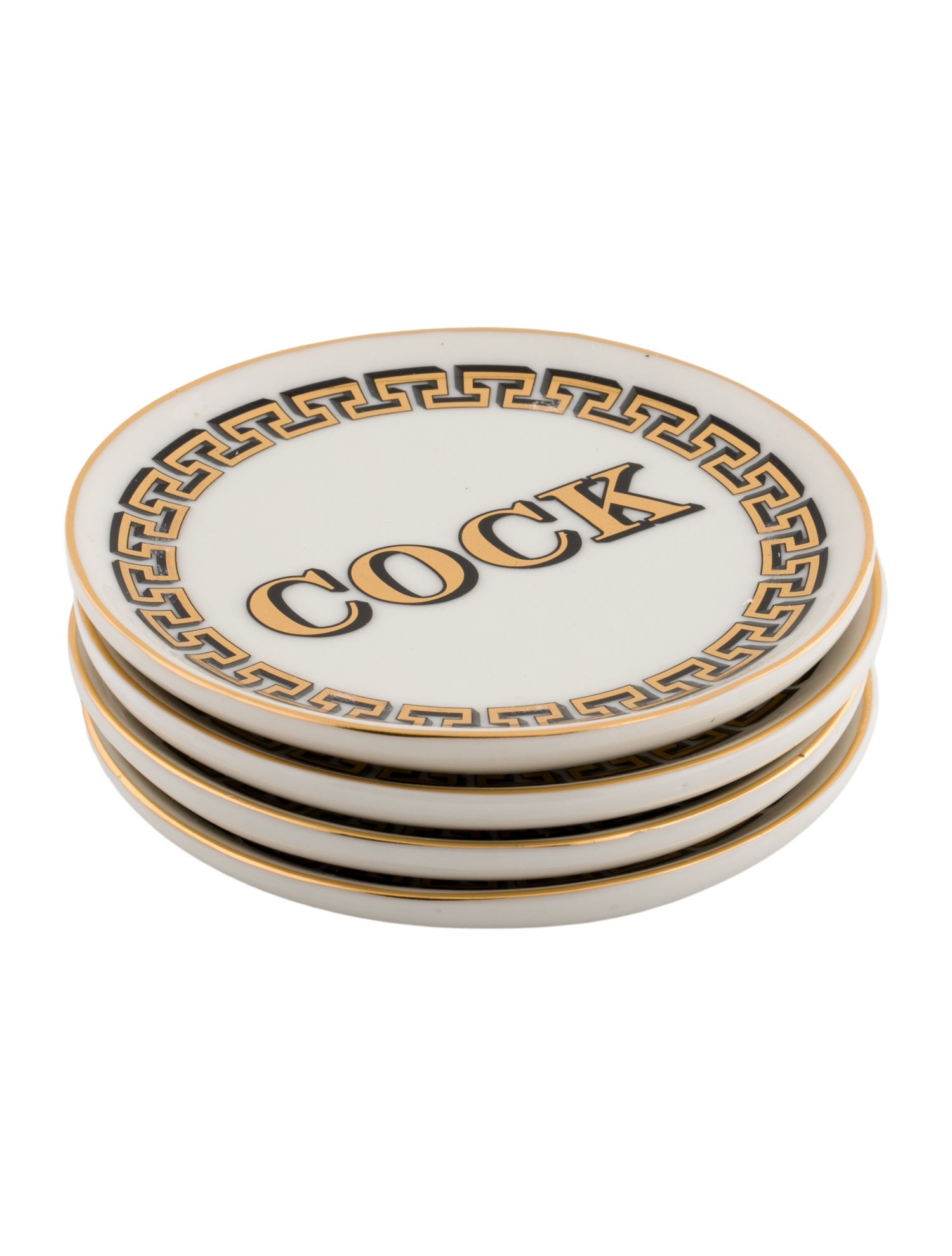 Jonathan Adler Cock/Tail Coaster Set