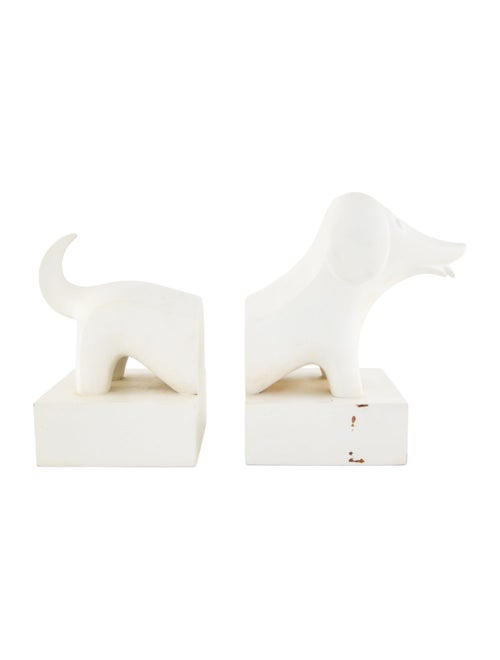 Jonathan Adler Pair of Menagerie Dachshund Bookends