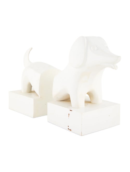 Jonathan Adler Pair of Menagerie Dachshund Bookends