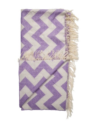Jonathan Adler Zig Zag Baby Alpaca Throw Blanket