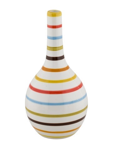 Jonathan Adler Decorative Accents Italia Stripes Bud Vase
