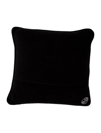 Jonathan Adler Pair Of Needlepoint Throw Pillows