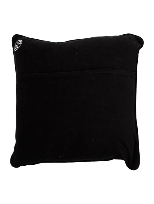 Jonathan Adler Lips Smolder Needlepoint Pillow