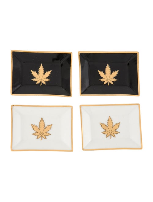 Jonathan Adler Set Of 4 Hashish Mini Catchall Trays