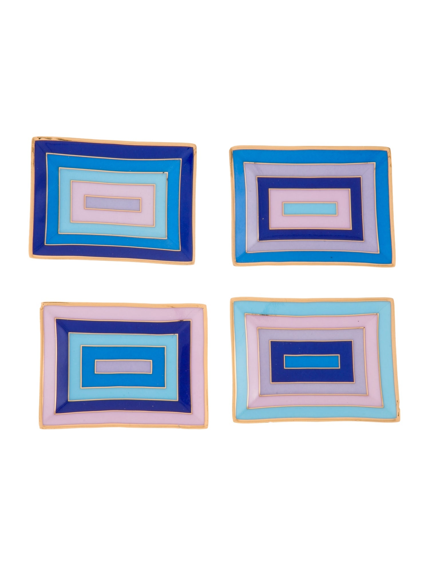 Jonathan Adler 4-Piece Scala Petite Trays Set w/ Tags