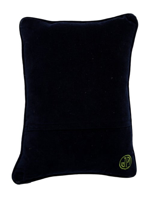 Jonathan Adler Seahorse Needlepoint Throw Pillow