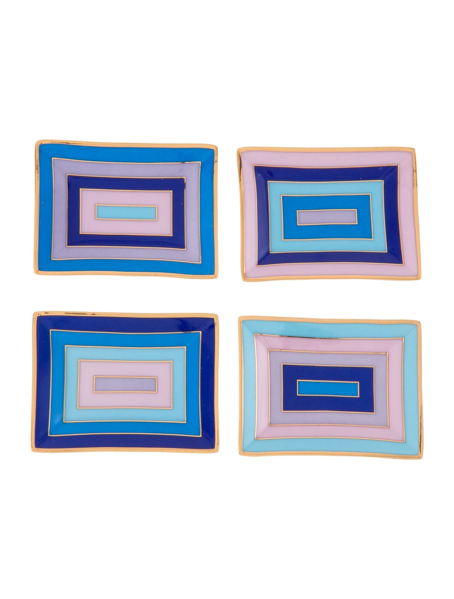 Jonathan Adler 4-Piece Scala Petite Trays Set w/ Tags