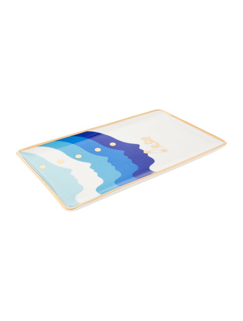 Jonathan Adler Atlas Rolling Tray