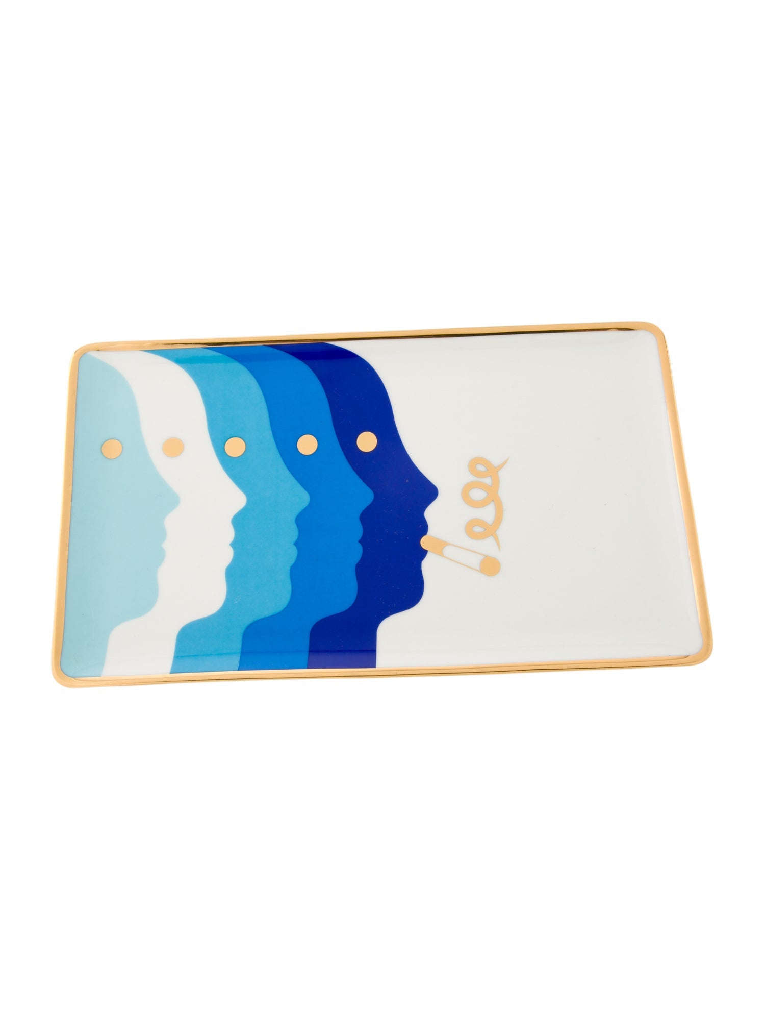 Jonathan Adler Atlas Rolling Tray