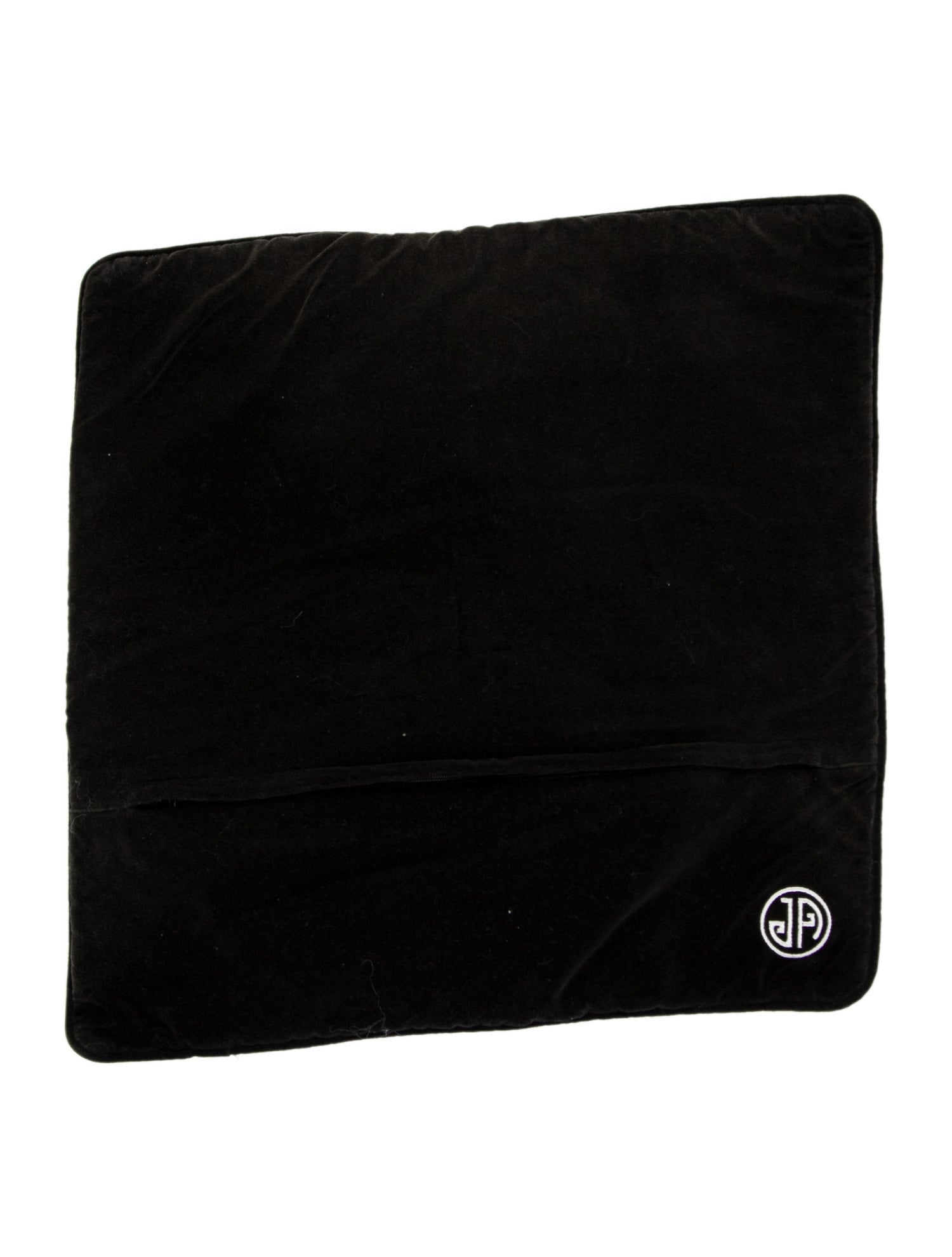 Jonathan Adler Lips Hush Needlepoint Throw Pillow