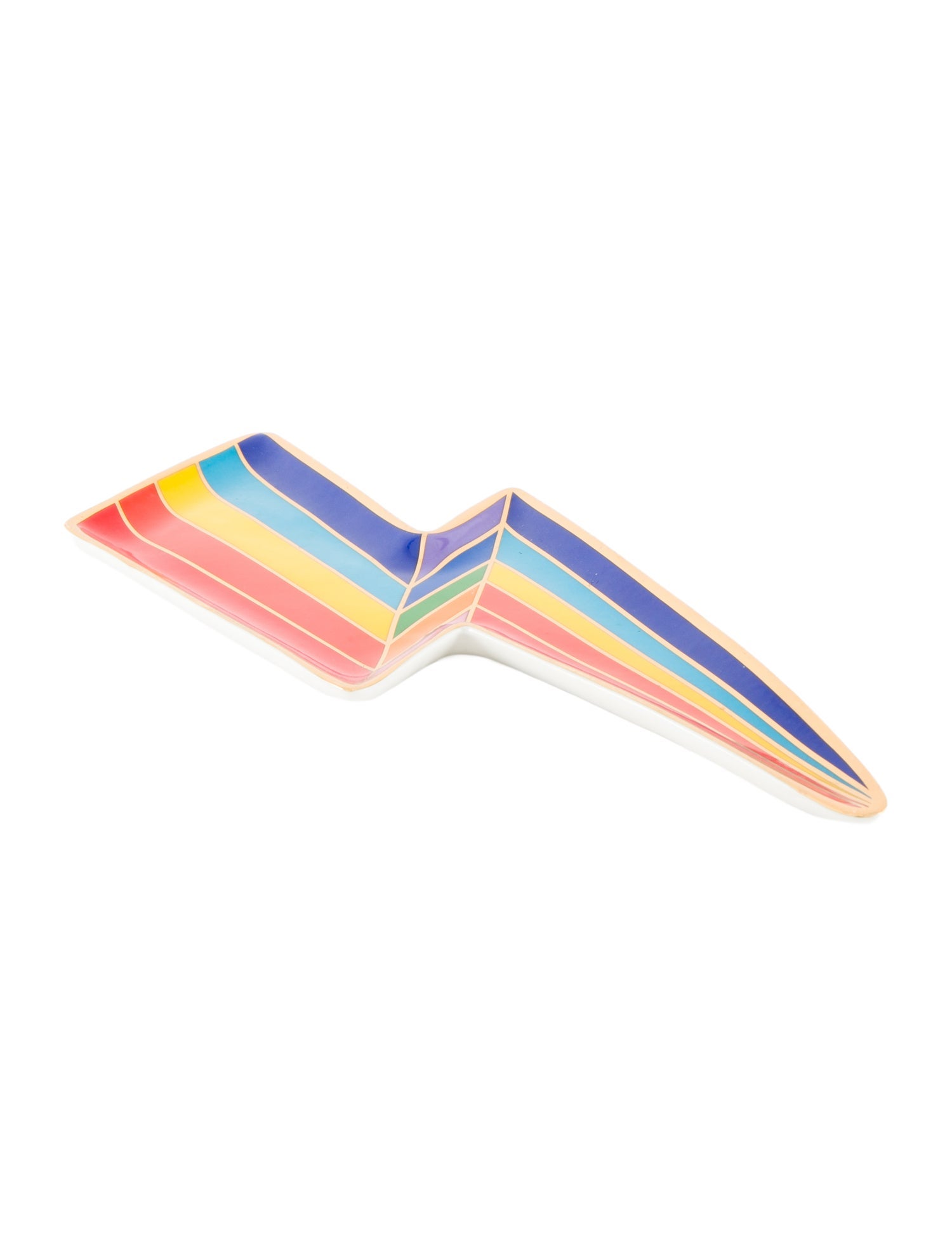 Jonathan Adler Rainbow Lightning Bolt Catchall Tray