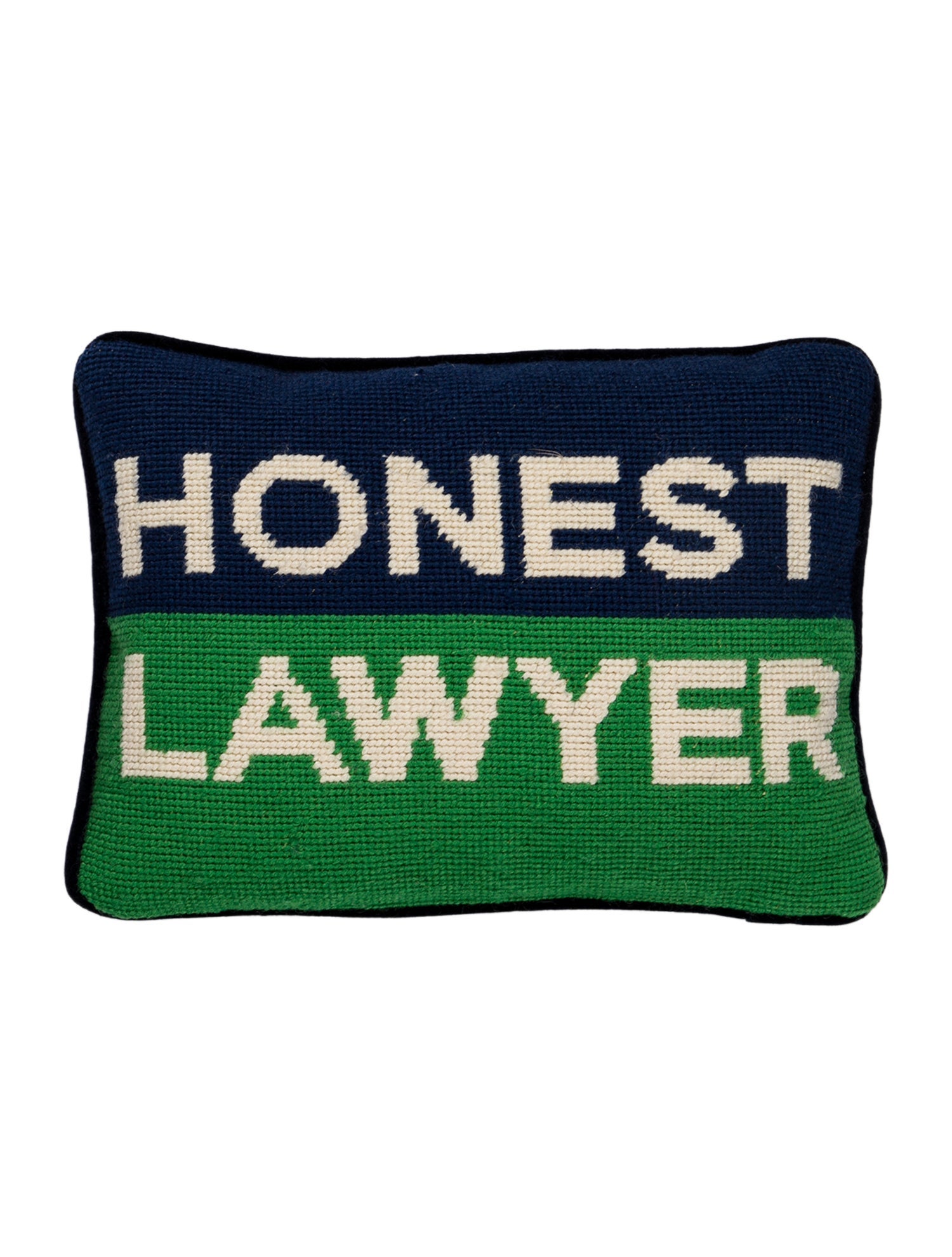 Jonathan Adler 'Honest Lawyer' Needlepoint Throw Pillow