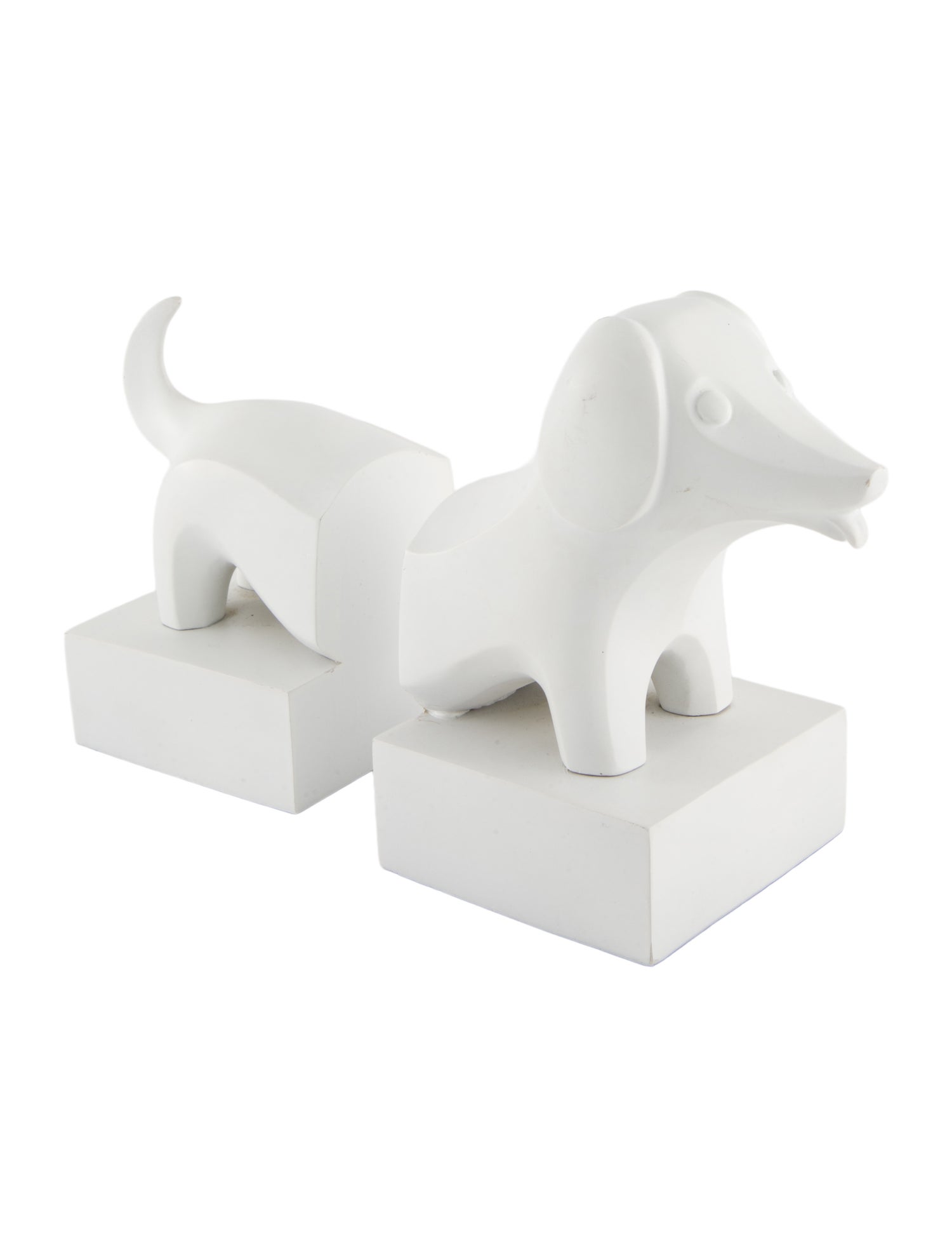 Jonathan Adler Pair of Menagerie Dachshund Bookends